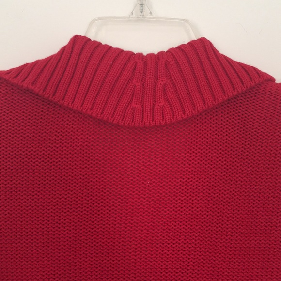 Lexicon Silk Sweater Cardigan Jacket Size S Red - Picture 3 of 6